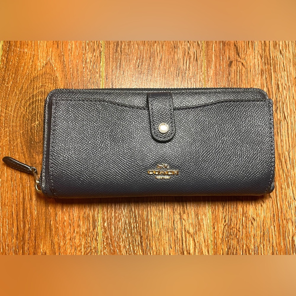 Coach Black Leather Wallet